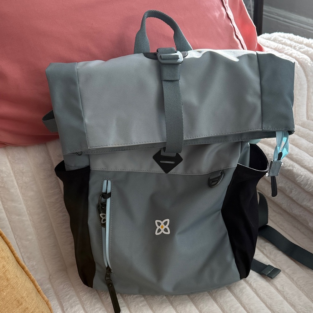 Sherpani Gray and Black Backpack